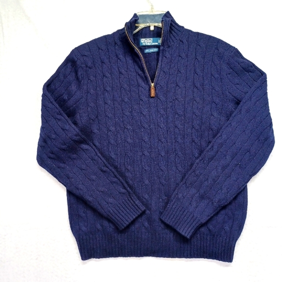 Polo Ralph Lauren Other - Polo Ralph Lauren lambs wool sweater men's Sz L